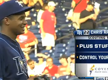 Defense Costs Rays in 3-2 loss, Chris Archer Sparkling in Debut