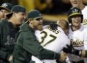 Brandon Moss Homers Twice Over 19 Innings, Including Walk Off
