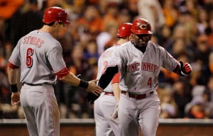 Image for Reds Overcome Injury to Cueto – Beat Giants In Game One of NLDS