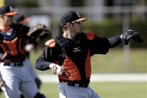 Image for Marlins Lose Jeff Mathis for the Rest of Spring Training