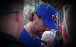 Image for Blue Jays News: R.A.Dickey Surrenders Two Runs in Spring Debut