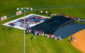 Image for Tigers’ Prince Fielder Pictured on Worlds Largest Baseball Card