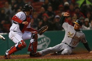 Image for MLB Scores: A’s Thump Red Sox, Uptons Go Back To Back, Angels Walk-Off