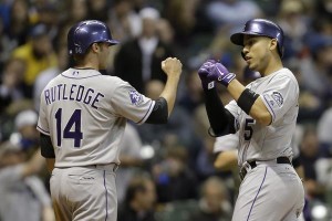 Image for NL Scores: Tulowitzki, Gonzalez Lead Rockies, Bumgarner Blanks Dodgers