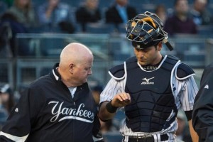 Image for Yankees Francisco Cervelli Out With Broken Hand, Nova With Elbow Pain