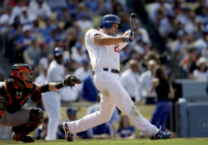 Image for Dodgers Clayton Kershaw Beats Giants With Homer, Opening-Day Shutout
