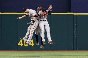 Image for AL Scores: Orioles Win Opener, Darvish Near Perfect, Tribe Beats Dickey