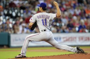 Image for Rangers Yu Darvish Flirts With No-Hitter, K’s 15 Astros in Win