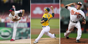 Image for Michael Wacha, Sonny Gray, and Kevin Gausman Comparison