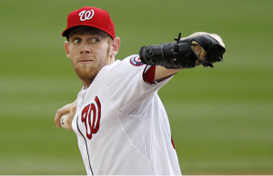 Image for Nationals Stephen Strasburg Racking up Strikeouts